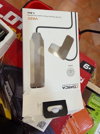 Micrófono COMICA V02C Lavalier con parabrisas