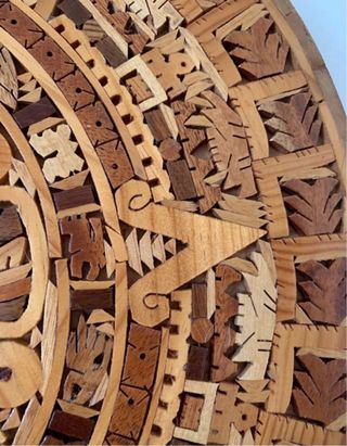 Calendario Maya de Madera