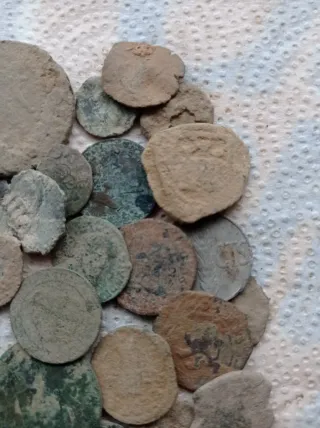 Lote de monedas antiguas