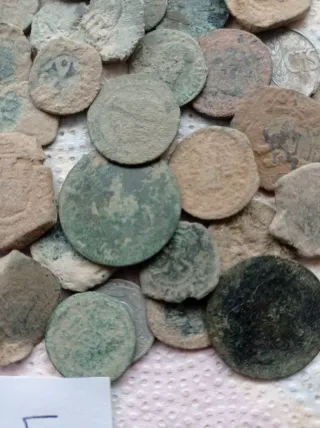 Lote de monedas antiguas