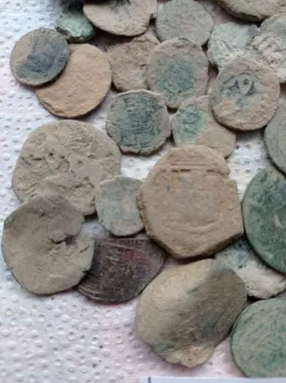 Lote de monedas antiguas