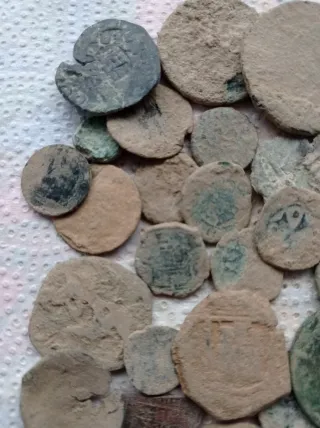 Lote de monedas antiguas