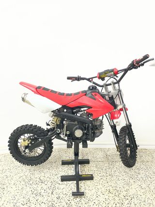 Pit Bike 110cc Roja y Blanca