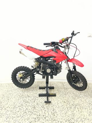 Pit Bike 110cc Roja y Blanca