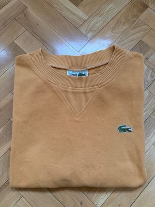 Sudadera Lacoste Vintage Amarilla Talla M