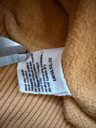 Sudadera Lacoste Vintage Amarilla Talla M