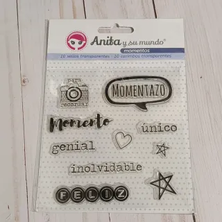 Sellos transparentes Momentos Anita y su mundo