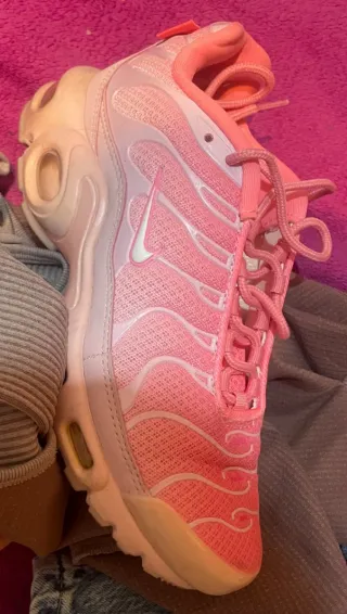 Nike Tn Mujer Rosa y Blanco