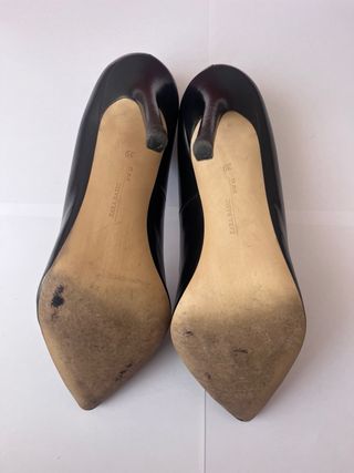 Zapatos de tacón Zara Talla 39 Negros
