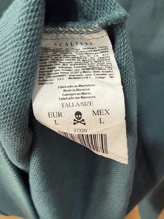 Sudadera Scalpers Verde Talla L