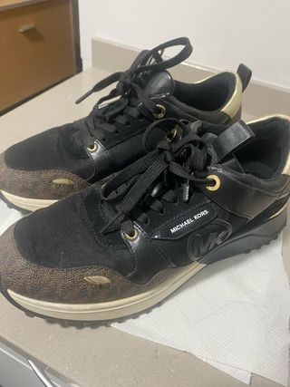 Zapatillas Michael Kors Mujer Negras y Marrones