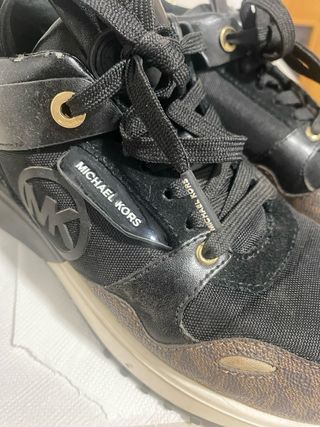 Zapatillas Michael Kors Mujer Negras y Marrones