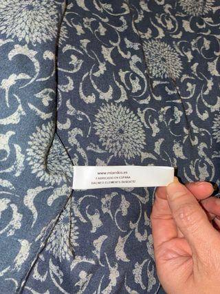 Abrigo lana Mi&Co verde azulado