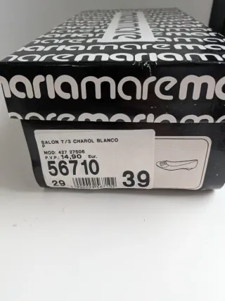 Manoletinas blancas mariamare