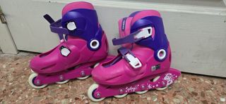 Patines Oxelo Play 3 Talla 34-36 Rosa/Morado