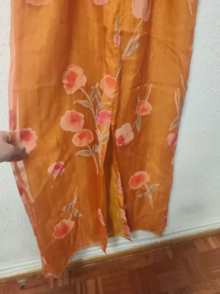 Vestido naranja evento