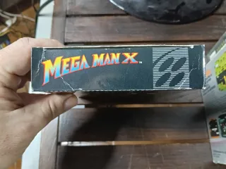 Scatola originale Mega Man X USA SNES Super Nintendo