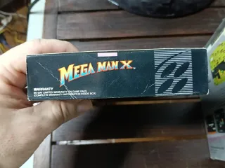 Scatola originale Mega Man X USA SNES Super Nintendo