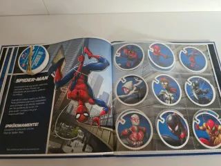 Álbum Tazos Marvel Flizz Carrefour