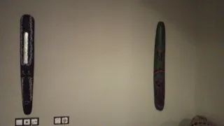 Pareja de máscaras africanas decorativas