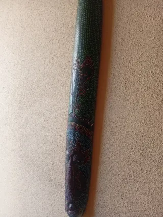 Pareja de máscaras africanas decorativas