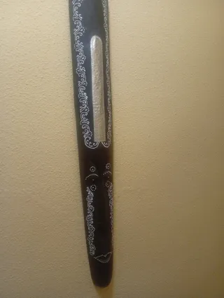 Pareja de máscaras africanas decorativas