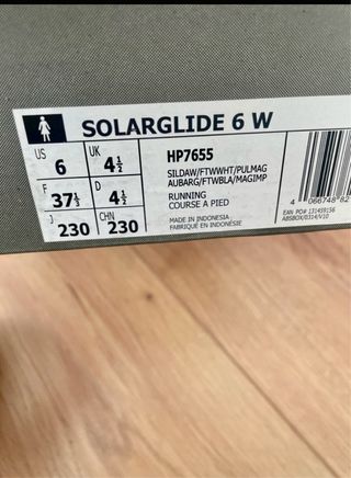 Zapatilla Adidas Solarglide Talla 37 1/3