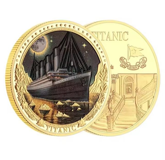 LOTE (N°4) RMS TITANIC 5 MONETI COMMEMORATIVE