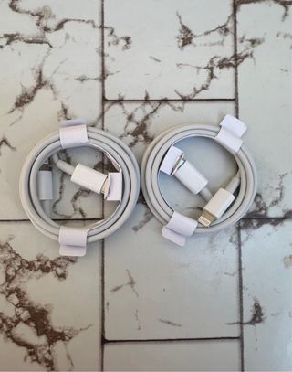 2 Cables iPhone Originales Apple