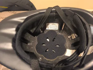 Chaleco y casco Hípica Oxilane Soft Touch Negro