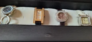 Set de 4 Relojes Vaccaro Mujer Oro y Plata