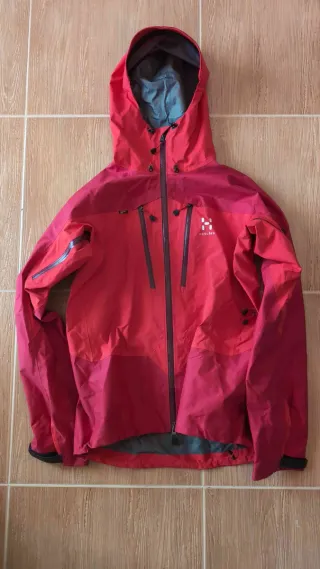 Chaqueta Cortavientos Goretex Haglofs Roja