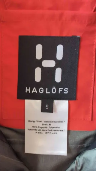 Chaqueta Cortavientos Goretex Haglofs Roja