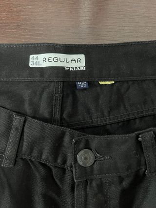 Pantalón vaquero negro hombre T.44