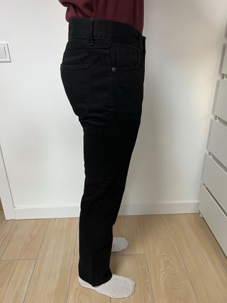Pantalón vaquero negro hombre T.44