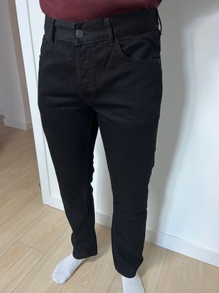 Pantalón vaquero negro hombre T.44