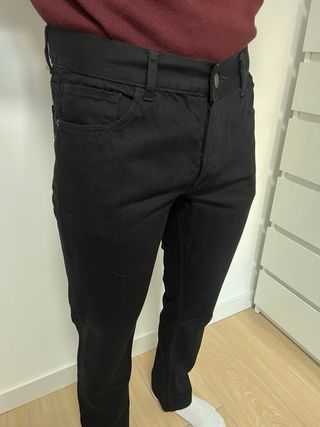 Pantalón vaquero negro hombre T.44