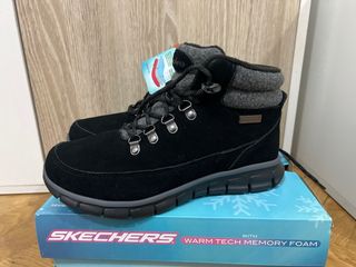 Botines Skechers Negro/Gris Nuevos