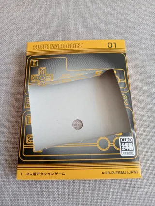 Caja Famicom Mini Mario Game Boy Advance Sin Juego