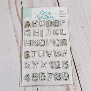 Set de sellos ABC COSIDO - Lora Bailora