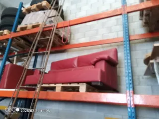 Sofá de 2 plazas rojo