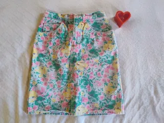 Gonna vintage floreale