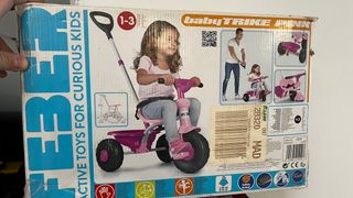 Triciclo Feber Baby Trike Rosa 1-3 años