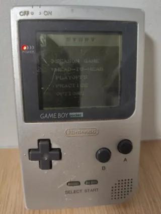Nintendo Game Boy Pocket Plata