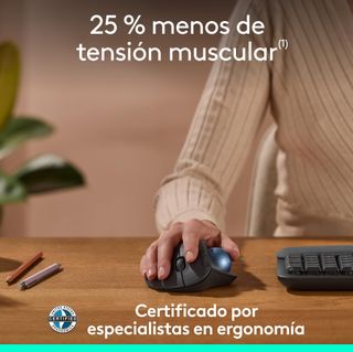 Logitech Ergo M575S ratón trackball inalámbrico