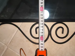 Espejo rústico marco metal