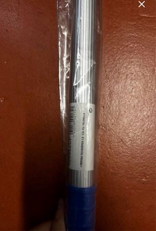 Pértiga telescópica piscina metal/plástico nuevo