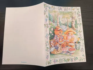 Carta Perfumada pareja ositos
