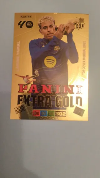 Carta Panini Lamine Yamal Extra Gold 25-26