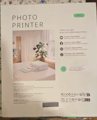 Impresora Fotos YOTON Móvil